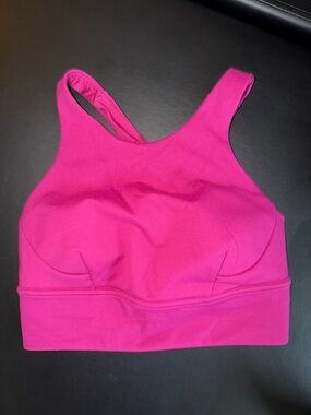 Lululemon Wunder Train Longline Sports Bra - Magenta Purple Size 6